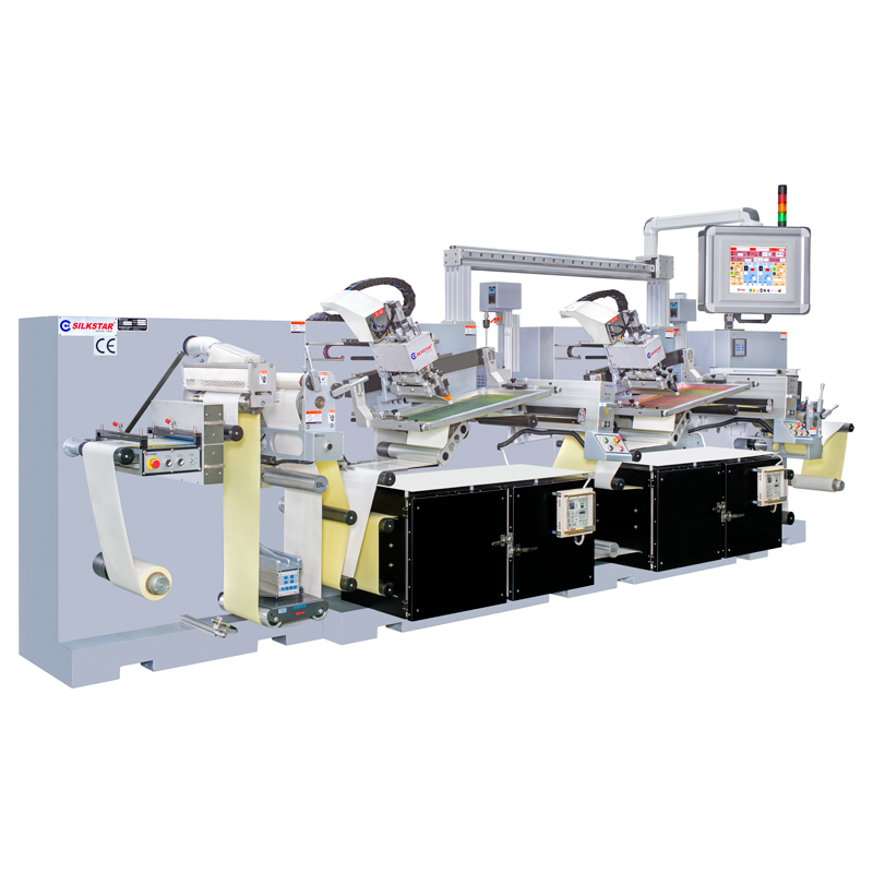 CS-350R2C-A High Speed Automatic Roll to Roll Silk Screen Printing Machine